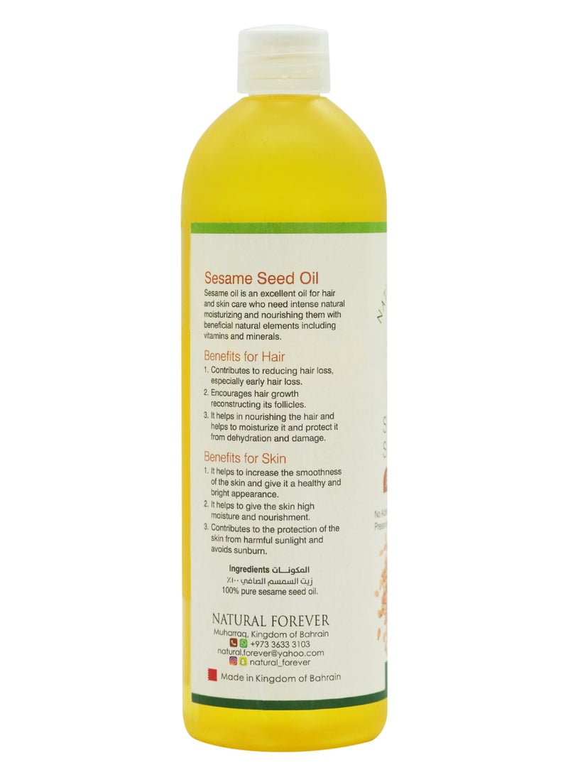 Natural Forever Sesame Seed virgin oil 250ml - Image 3