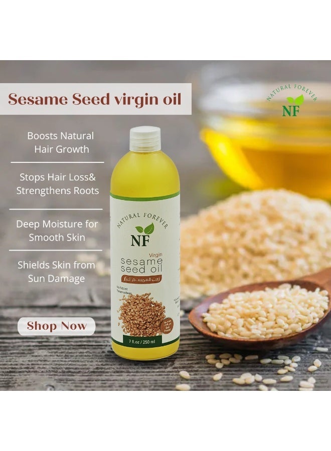 Natural Forever Sesame Seed virgin oil 250ml - Image 2