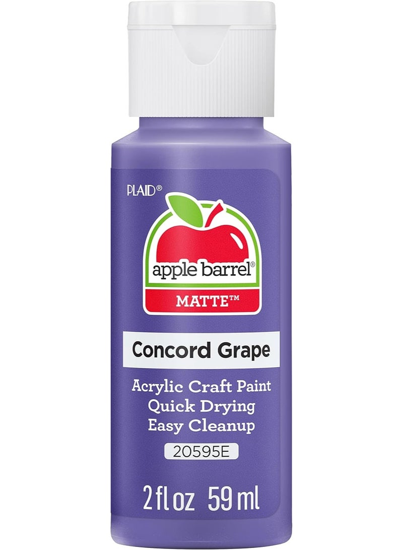 Barrel Acrylic Paint in Assorted Colors (2 oz), 20595, Concord Grape