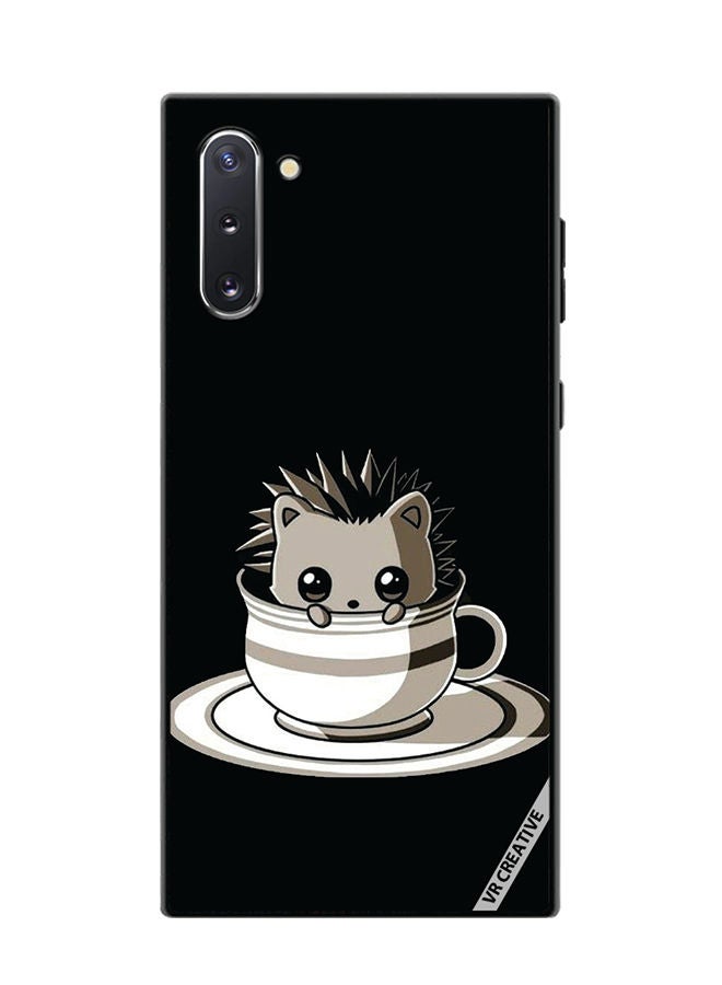 VR CREATIVE Protective Case Cover For Samsung Galaxy Note10 5G Cat In A Cup Design Multicolour - Image 1
