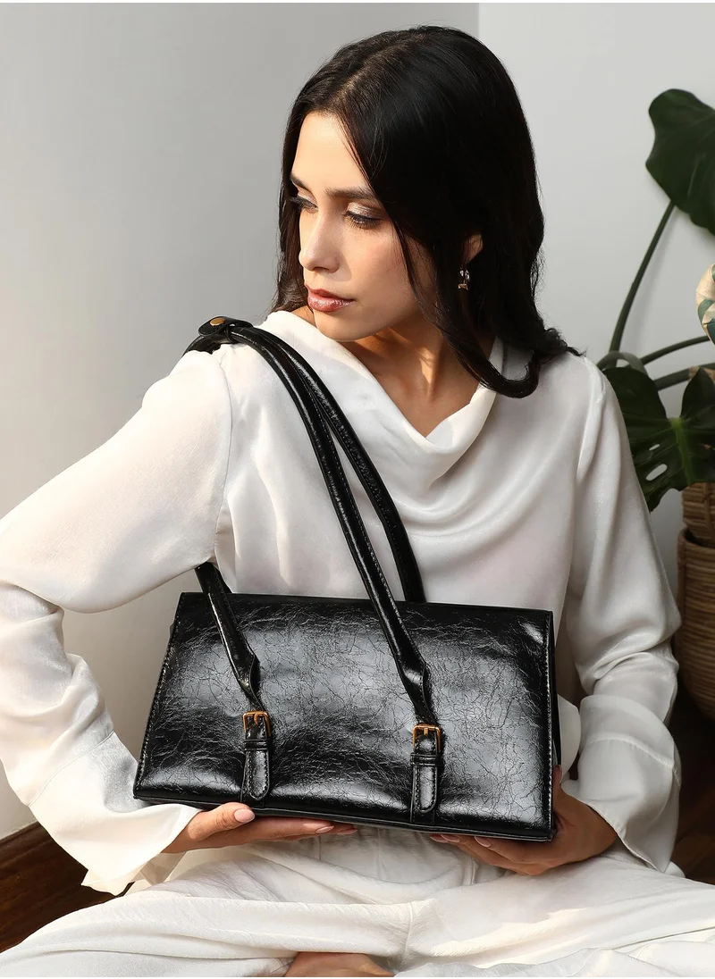 صوص هاوت Women's The Coreline Satchel Bag - Onyx Black
