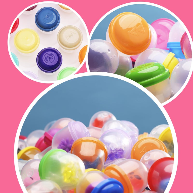 Entervending Capsule Vending Machine Translucent Acorn Capsules Empty 500 pcs 1.1 inch - Gumball Machine Capsules Bulk Party Favors Containers - Easter Basket Stuffers Gifts Pinata Stuffers DIY Craft Supplies - Image 5