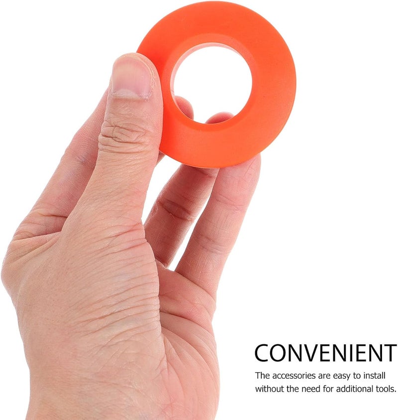 Garneck 4pcs Universal Kayak Paddle Drip Rings Replacement Seal Rings Paddle Accessories for Canoe and Kayak Shaft Protection Outdoor Water Sports - Image 3