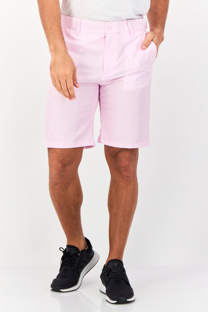 HEAD Men Sportswear Fit Golf Shorts, Pink - Image 1
