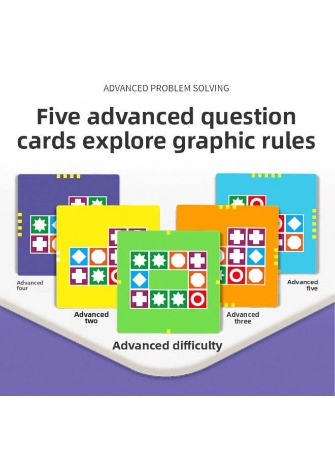 أحجية الأطفال في رياض الأطفال للأولاد والبنات، بطاقات التعليم المبكر، ألعاب التنوير، التعليم الفكري، مطابقة المواهب، اللون: ترقية تحدي المواهب المتطابقة - Image 3