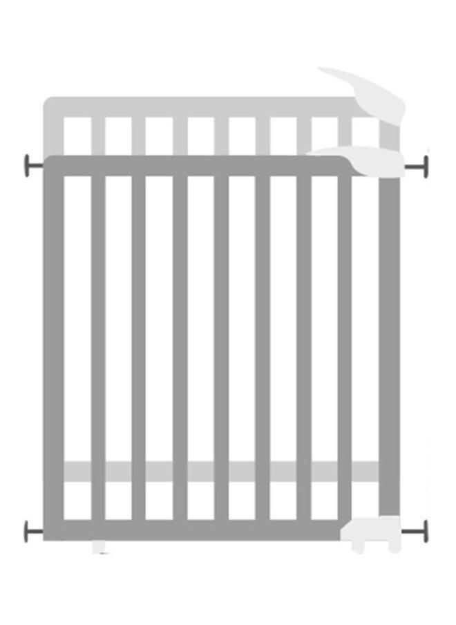 Badabulle Deco Pop Wooden Extending Safety Gate - Black  - Image 1