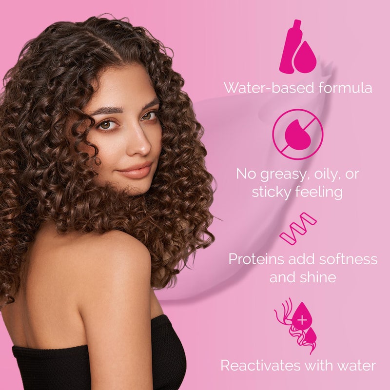 Curl Keeper Ultimate Hold Curl Cream for Curly and Wavy Hair Types - Hairspray in a Styling Cream Form for Women & Men (8 Fl Oz), Tweek - Image 3