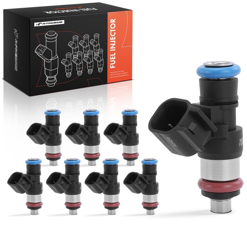 A-Premium APremium Fuel Injectors Compatible with Chevrolet Camaro 20102015 Corvette 20062013 SS 20142017 Pontiac G8 20082009 V8 62L V8 70L Set of 8 Replace 0280158051 - Image 2