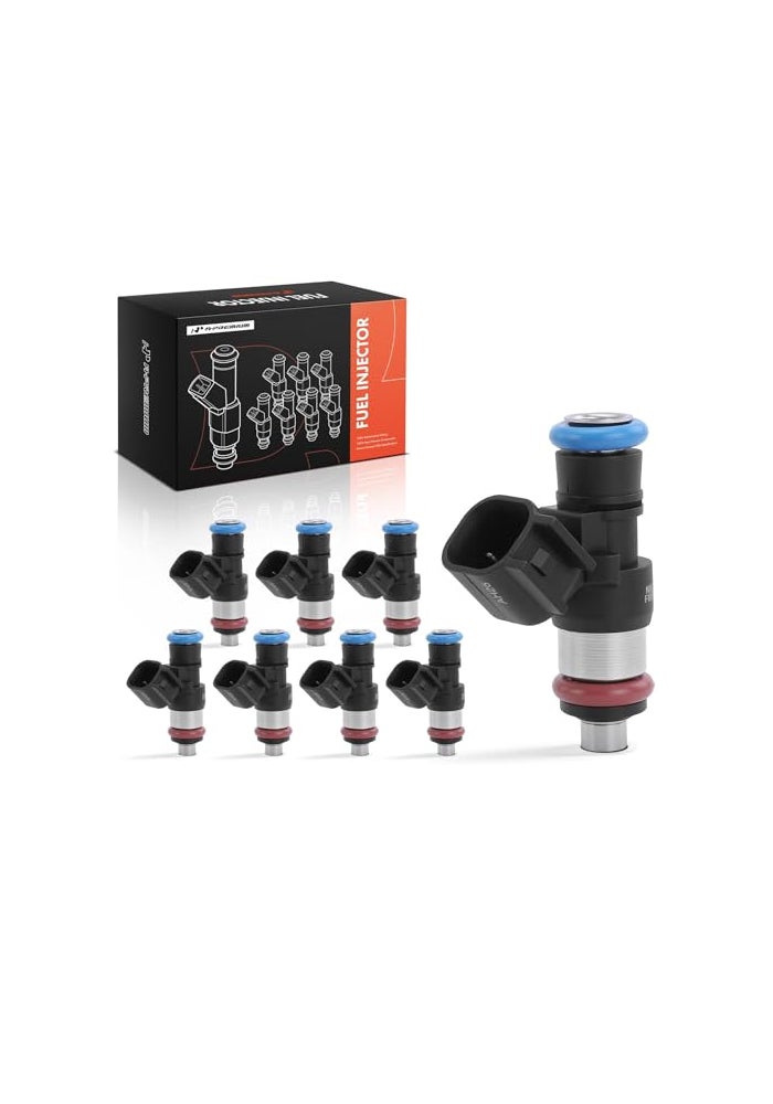 A-Premium APremium Fuel Injectors Compatible with Chevrolet Camaro 20102015 Corvette 20062013 SS 20142017 Pontiac G8 20082009 V8 62L V8 70L Set of 8 Replace 0280158051 - Image 1