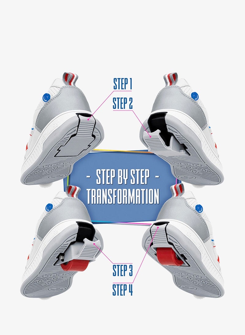 BREEZYROLLERS BREEZY ROLLERS shoes with wheels for children, Roller skates sneakers kids, From children's street shoes to roller skates in a few seconds, Patented click system, Trainers with wheels for girls & boys - Image 4