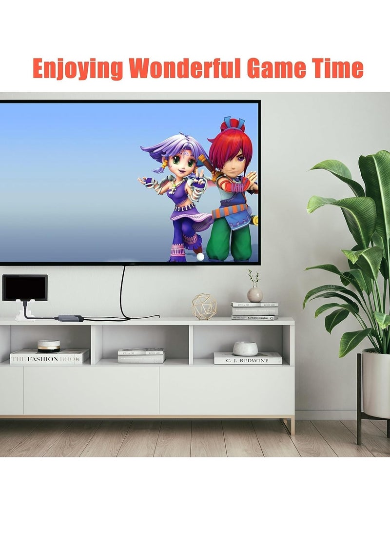 SYOSI - قاعدة توصيل Switch لجهاز Nintendo Switch OLED محطة توصيل Switch للتلفزيون قاعدة توصيل Switch محمولة لجهاز Nintendo Switch مع محول HDMI PD USB3.0 Switch HDMI لملحقات Nintendo Switch - Image 1
