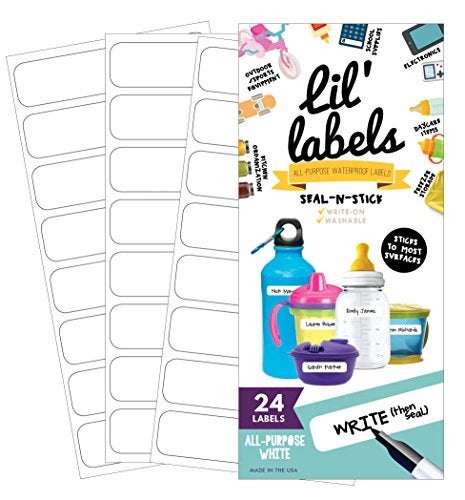 Lil' Labels Daycare Value Pack - All-Purpose & Clothing Labels (White), Waterproof & Multipurpose - Image 2