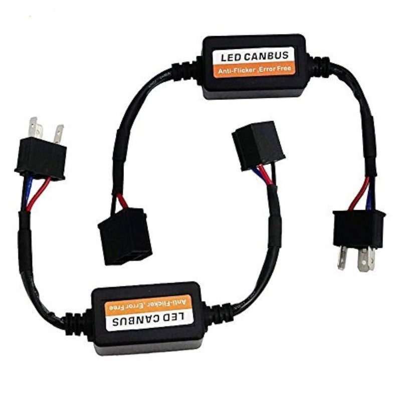 LXLIGHT 2PCS H49003 حزام مضاد للوميض مفكك خالي من الأخطاء يناسب أي نظام مصابيح LED دائرية 7 بوصة متوافقة مع جيب رانجلر JK Tj Lj