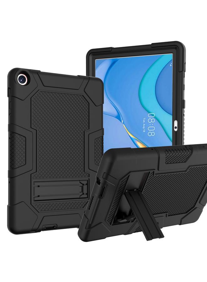 زبون جراب لهاتف Huawei MatePad T 10s / T10 بلون متباين Robot B3 جراب هجين من السيليكون للكمبيوتر اللوحي مع حامل - Image 1