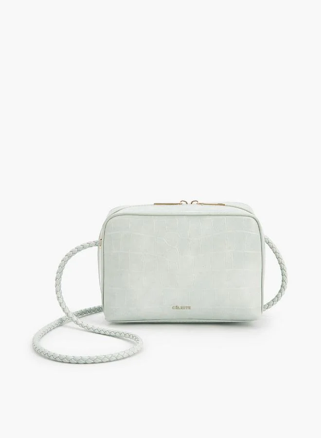 سيليست سيليست جلد غريب حقيبة كروس بودي