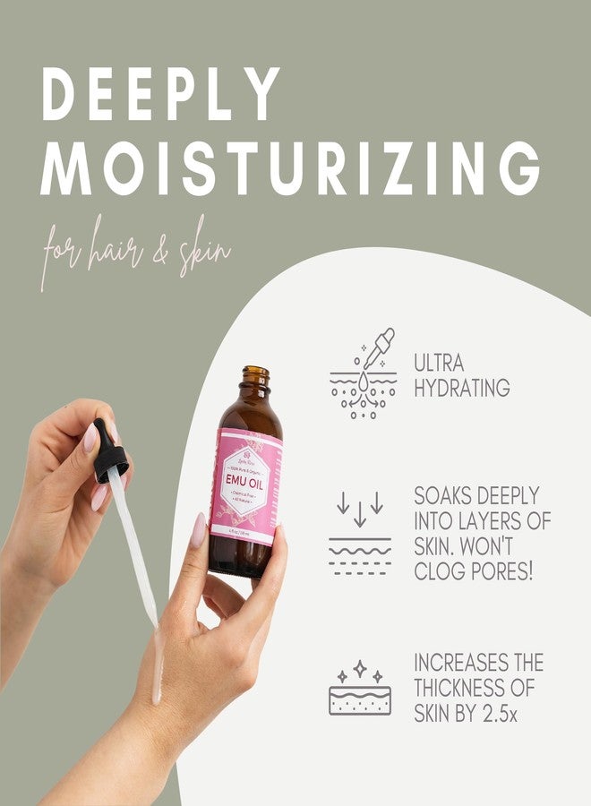 ليفن روز زيت إيمو ليفن روز، عبوة 32 أونصة، نقي 100%، مقوي للشعر، مضاد للشيخوخة، مرطب للبشرة - Image 2