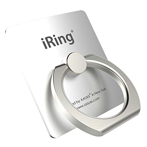iRing Original, Made in Korea, Phone Ring Holder, Cell Phone Grip Stand, Compatible with iPhone, Galaxy, and Other Smartphones.(Silver)… - Image 1