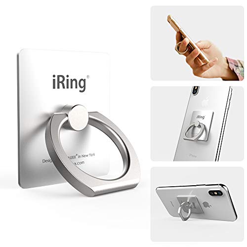 iRing Original, Made in Korea, Phone Ring Holder, Cell Phone Grip Stand, Compatible with iPhone, Galaxy, and Other Smartphones.(Silver)… - Image 2