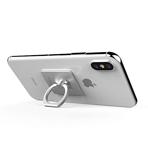 iRing Original, Made in Korea, Phone Ring Holder, Cell Phone Grip Stand, Compatible with iPhone, Galaxy, and Other Smartphones.(Silver)… - Image 4