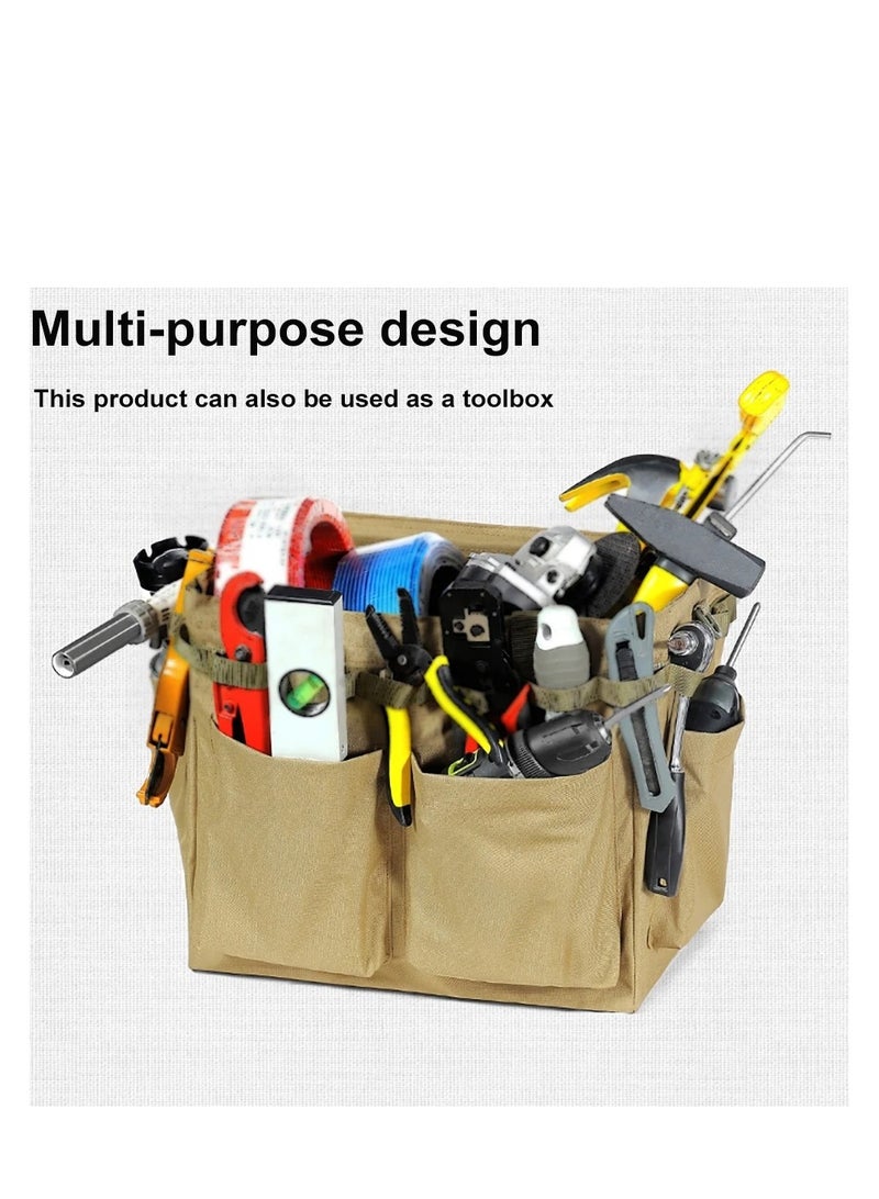Camping Cooking Utensil Storage Tool Box Multifunction Car Trunk Storage Bag Large Capacity Collapsible Outdoor Hiking Fishing - Image 4