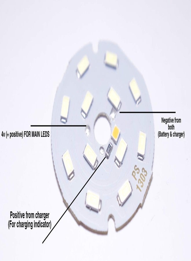 Electronicspices Electronic Spices Round white colour led strip with charging indicator PACK of 2 - Image 4