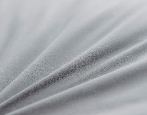 Eastwarmth King Size Goose Feather Down Bed Pillow 2 Pack for Sleeping 100% Cotton Cover Medium Firm Set of 2 King Size Gussted White - Image 3