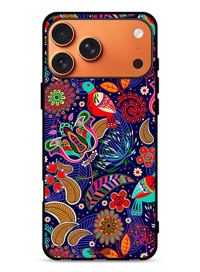 Tolwak Apple iPhone 17 Pro Max Protective Case Cover Birds And Floral Pattern - Image 1