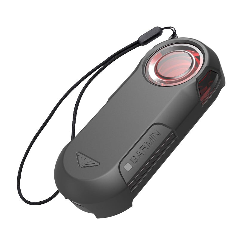 TAKEWELL غطاء حماية TAKEWELL لجهاز Garmin Varia RTL515 (غطاء + حبل)، وزنه فقط 0.27 أونصة، تصميم فائق النحافة يسمح بإشارات GPS سلسة، تبديد فعال للحرارة. أسود، 1 قطعة. - Image 3