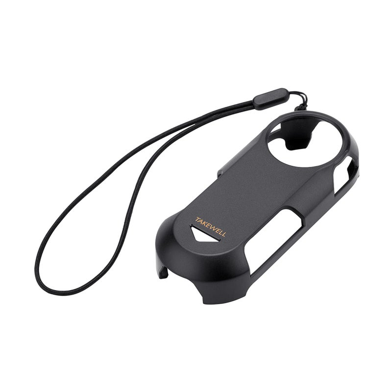 TAKEWELL غطاء حماية TAKEWELL لجهاز Garmin Varia RTL515 (غطاء + حبل)، وزنه فقط 0.27 أونصة، تصميم فائق النحافة يسمح بإشارات GPS سلسة، تبديد فعال للحرارة. أسود، 1 قطعة. - Image 1