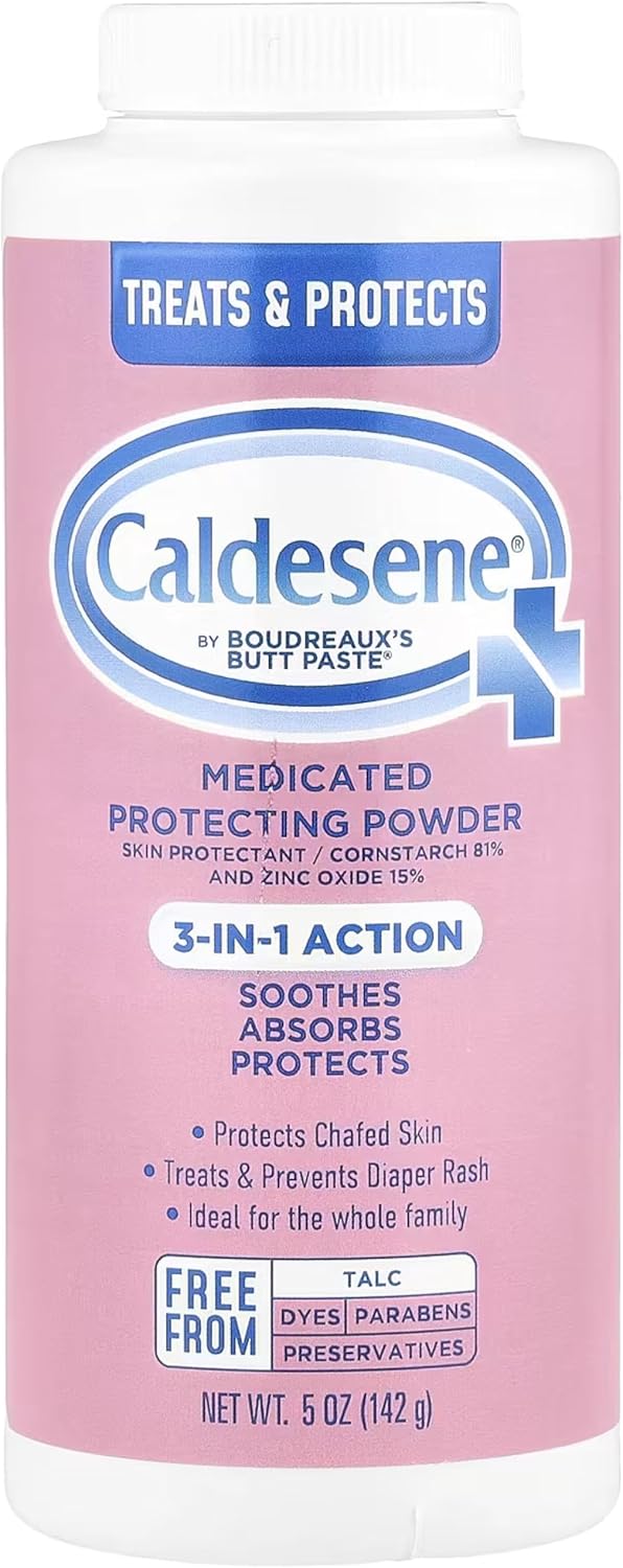 Caldesene Medicated Protecting Powder with Zinc Oxide  CornstarchTalc Free 5 Ounce 12 Pack - Image 1
