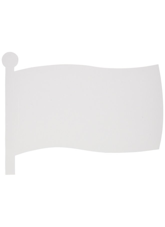 Roylco Flag Designer Card Stock White Pack Of 24  - Image 2