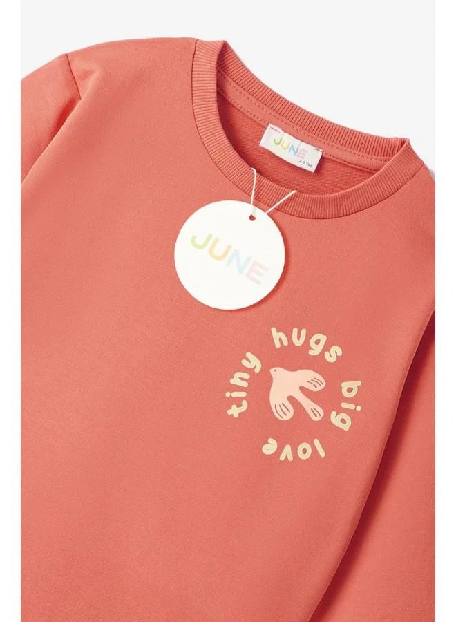 JUNE June Baby Girl 2-Pack Printed Tracksuit Set Tile