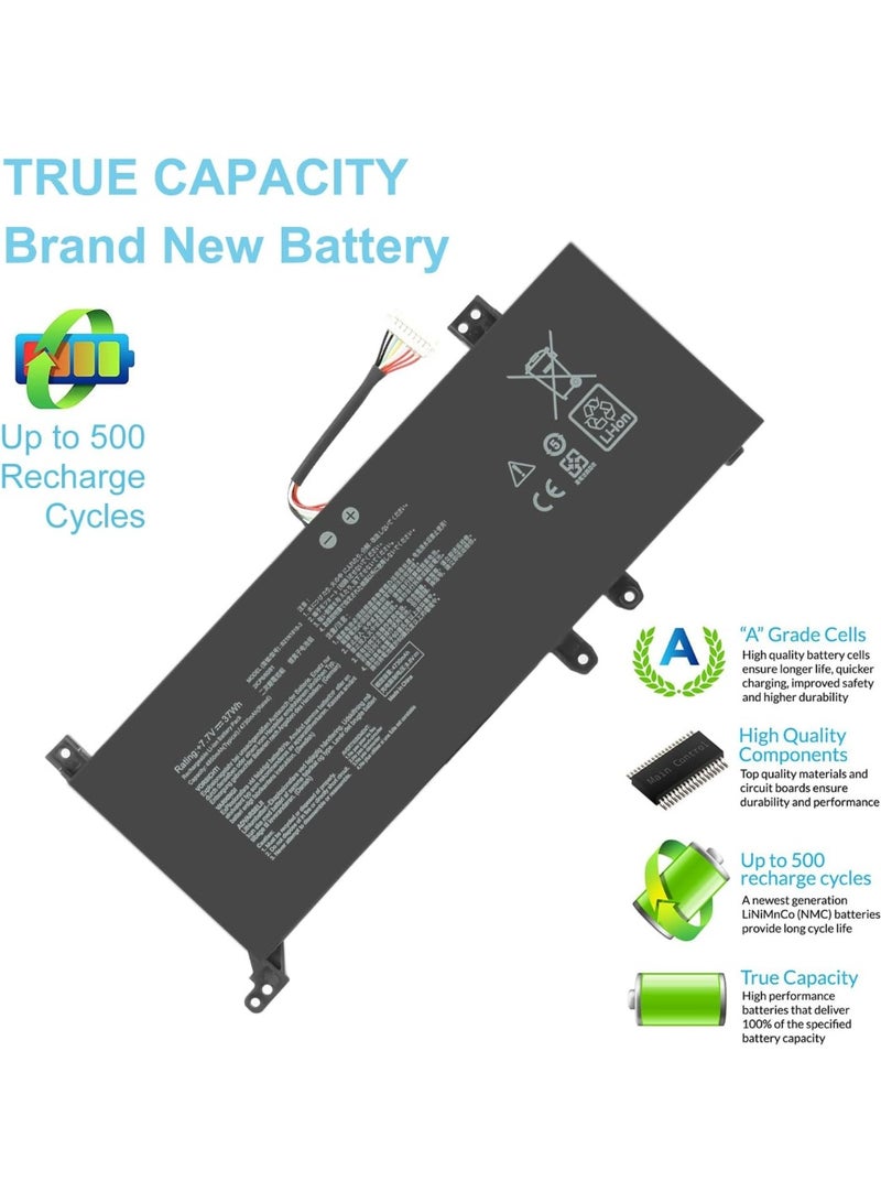 Terabyte بطارية C21N1818-3 B21N1818-3 لأجهزة Asus VivoBook M409 F509 X509 D509 A409 D409 F409 X409 A509 M509 D409BA D409DA M409BA M409DA F409FA A409MA A409FA A409FJ A409JA A409JB A409JP X409DA X409BA 7.7V 37Wh - Image 4