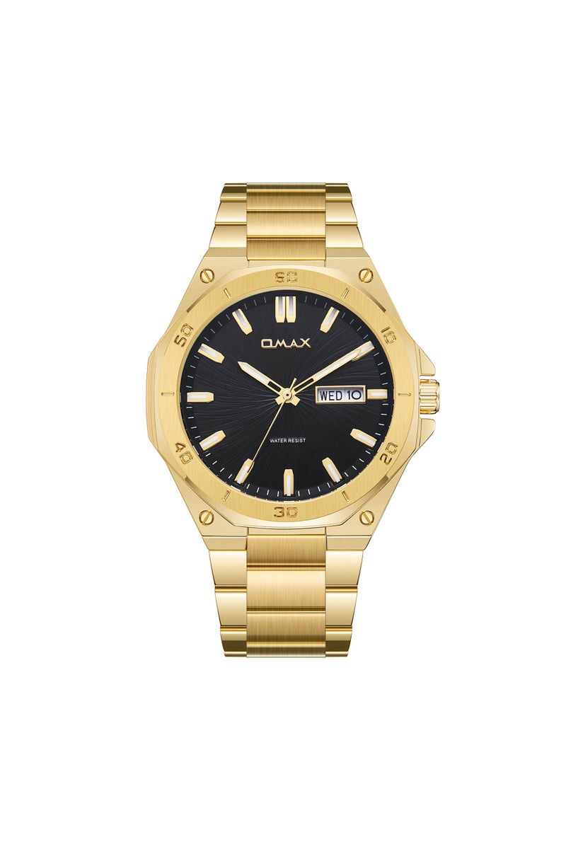 OMAX Men's Wrist-Watch | Analog | Stainless Steel Band | Elegant Design - Image 1