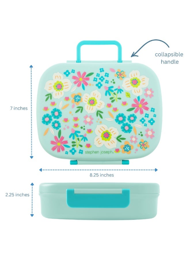 Stephen Joseph Bento Box With Removable Tray Flower - Image 5