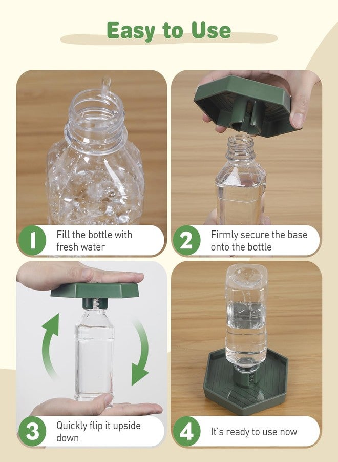 باوفلي موزع مياه على شكل ذبابة، وعاء ماء للسلحفاة، وعاء ماء للثعبان والتنين الملتحي، موزع مياه أوتوماتيكي لحوض الزواحف مناسب للسلاحف والسحالي والحرباء، صغير الحجم - Image 3