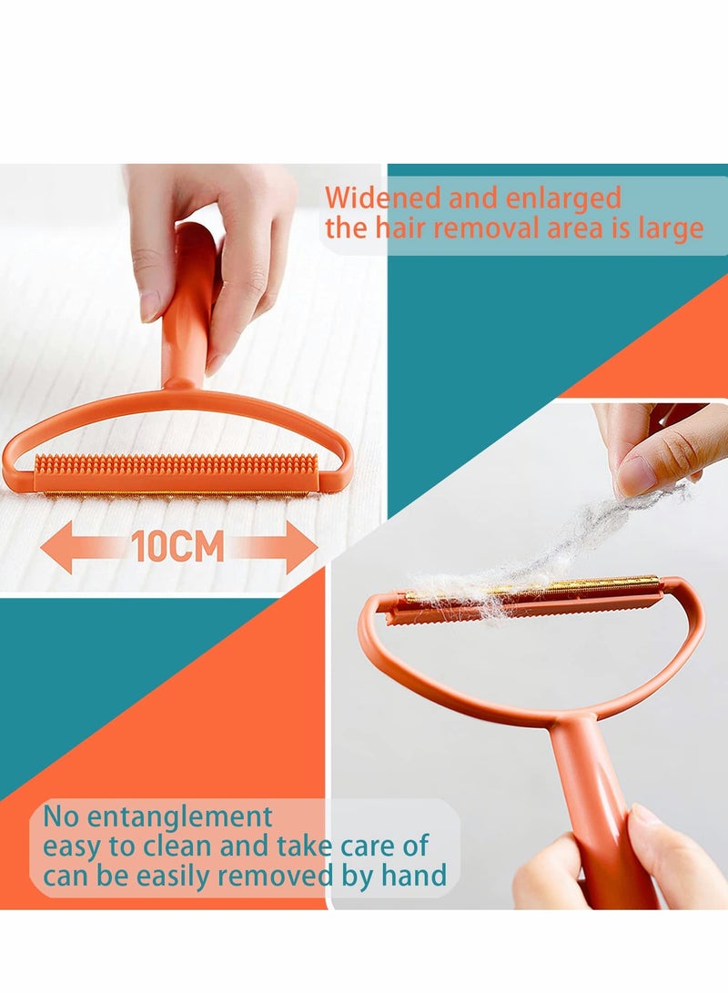 KASTWAVE مزيل الوبر، شعر حيوانات أليفة جديد، مكشطة سجاد يدوية لإزالة الوبر من الملابس، منظف أسطوانة، (2 قطعة) - Image 4