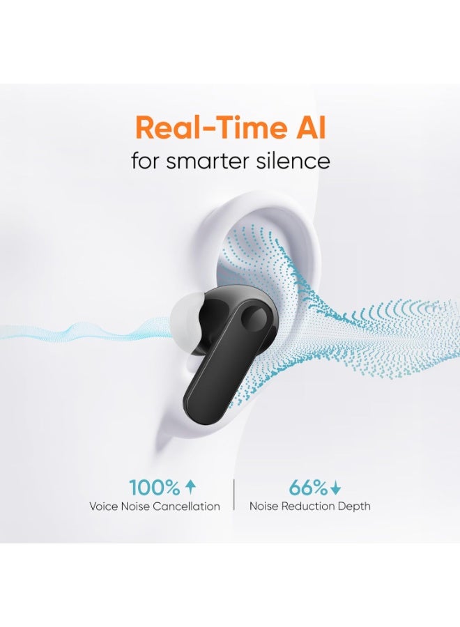 realme Buds T500 Pro TWS Earbuds, 12.4mm Drivers, 50dB ANC, 56H Playtime, BT 6.1 (Liquor Chocolate) Liquor Chocolate - Image 2