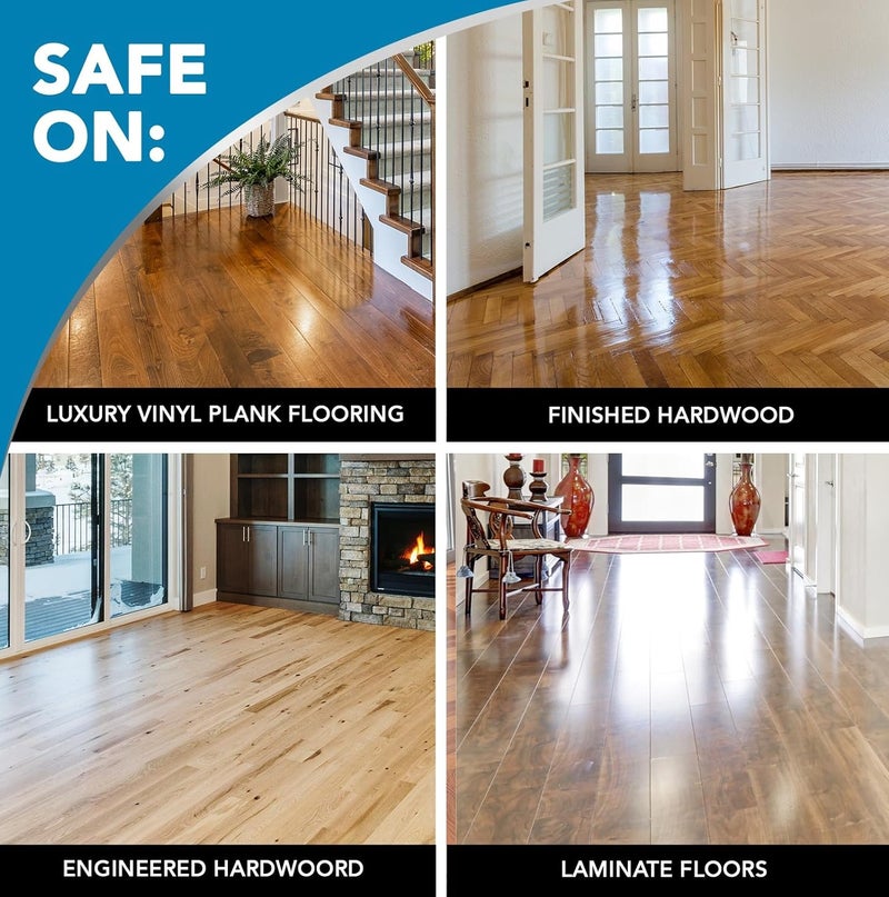 Weiman Hardwood Floor Cleaner 2-in-1 Clean & Shine 946ml Citrus Scent Streak-Free Residue-Free Wood Floor Cleaning Solution Safe Choice EPA Certified Multi Surface Hardwood Care - Image 4