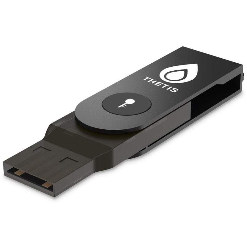 THETIS FIDO2 Security Key [Folding Design] Thetis Universal Two Factor Authentication USB (Type A) for Multi-Layered Protection (HOTP) in Windows/Linux/Mac OS,Gmail,Facebook,Dropbox,SalesForce,GitHub - Image 1