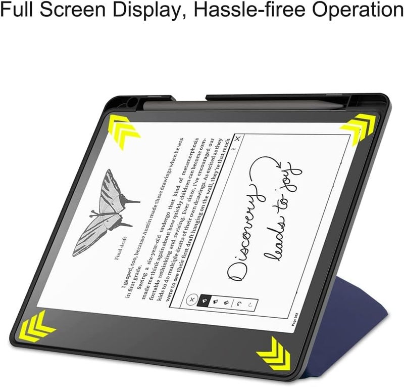 ProElite Cover Case for Kindle Scribe 10.2 inch Case, Smart Transformer Style Flip case Cover for Kindle Scribe 10.2 inch with Pen Holder, Dark Blue - Image 3