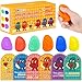 Gocozer 30Pack Valentines Day Gifts Cards for Kids School with Fidget Toys Sensory Stone Fidget Soft Worry Stone Sensory Valentines Toys with Autism Class Kids Valentines Cards Exchange Gift - Image 2