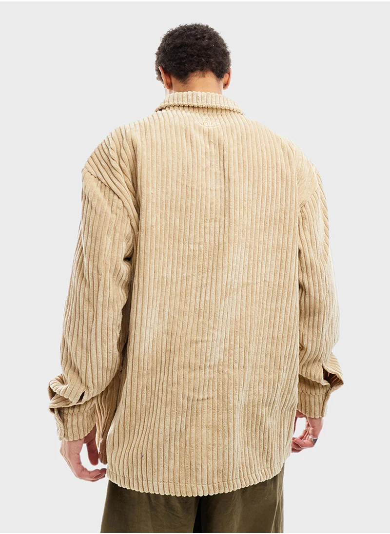 ريكلايمد فينتدج Stripe Relaxed Fit Shirt