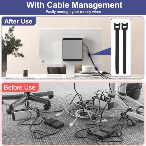 Maozhren Metal Mini PC Mount Compatible with Beelink SER8, SER6, SER9, SER9 Pro, EQi12, EQR6, Mini PC Vesa Mount/ Wall/ Under Desk, Only for SER8, SER6, SER9, SER9 Pro, EQi12, EQR6, Easy to Install, Black - Image 5