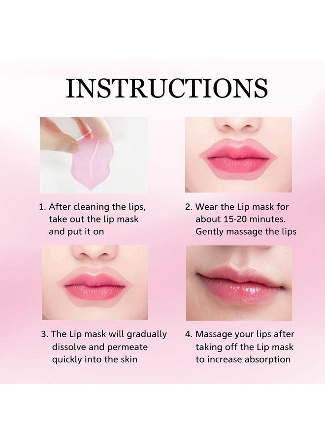 Eakroo 30 Pairs Lip Masks & Eye Mask, 24K Gold Gel Crystal Collagen Eye Patches for Puffy Eyes, Moisturizing Lip Mask Crystal Lip Pads, Under Eye Patches for Dark Circles, Eye Bags, Wrinkles and Fine Lines - Image 5