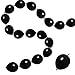 JINUPHION 100 Pcs Quick Link Balloons Black 6 inch Latex Linking Balloons for Balloon WallArchesChains Birthday Party Wedding Anniversary Graduation Arch Party Decor black - Image 2