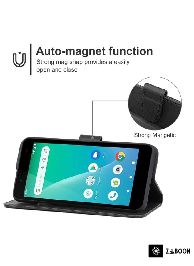 Green Tiger - For Unimax UMX U696CL Leather Phone Case(Black) - Image 1