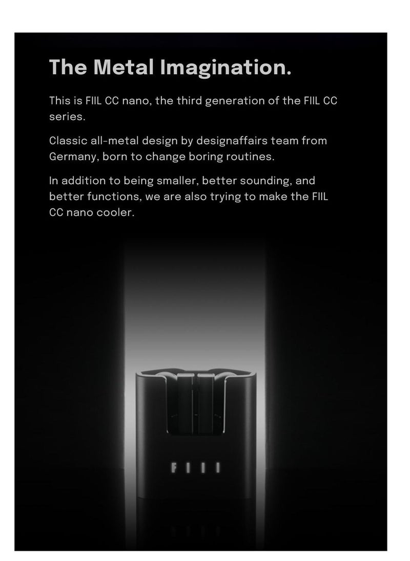 FIIL - FIIL CC Nano TWS Bluetooth 5.2 Earbuds Dual AI Noise Cancelling True Wireless Earphones - Image 1
