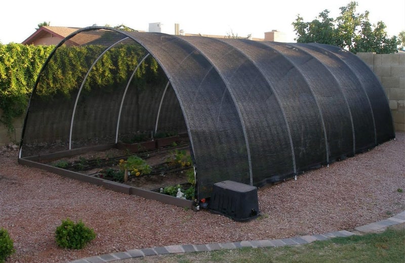 Agfabric قماش تظليل بنسبة 40% مع حلقات معدنية مقاس 10x20 قدم للحديقة والفناء، أسود - Image 5