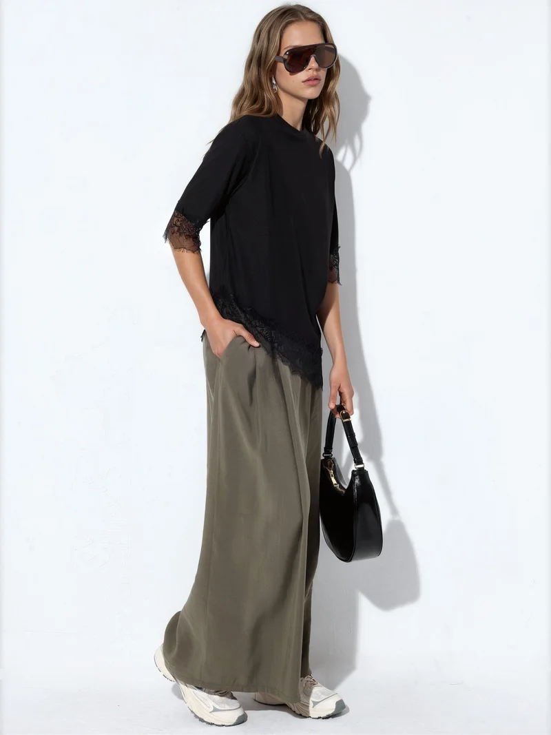 بيغ دارت BDART Oversized Lace Knit Blouse